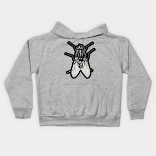 Fly - vintage print Kids Hoodie